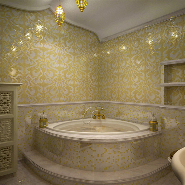 Gold  Leaf Mosaic -05